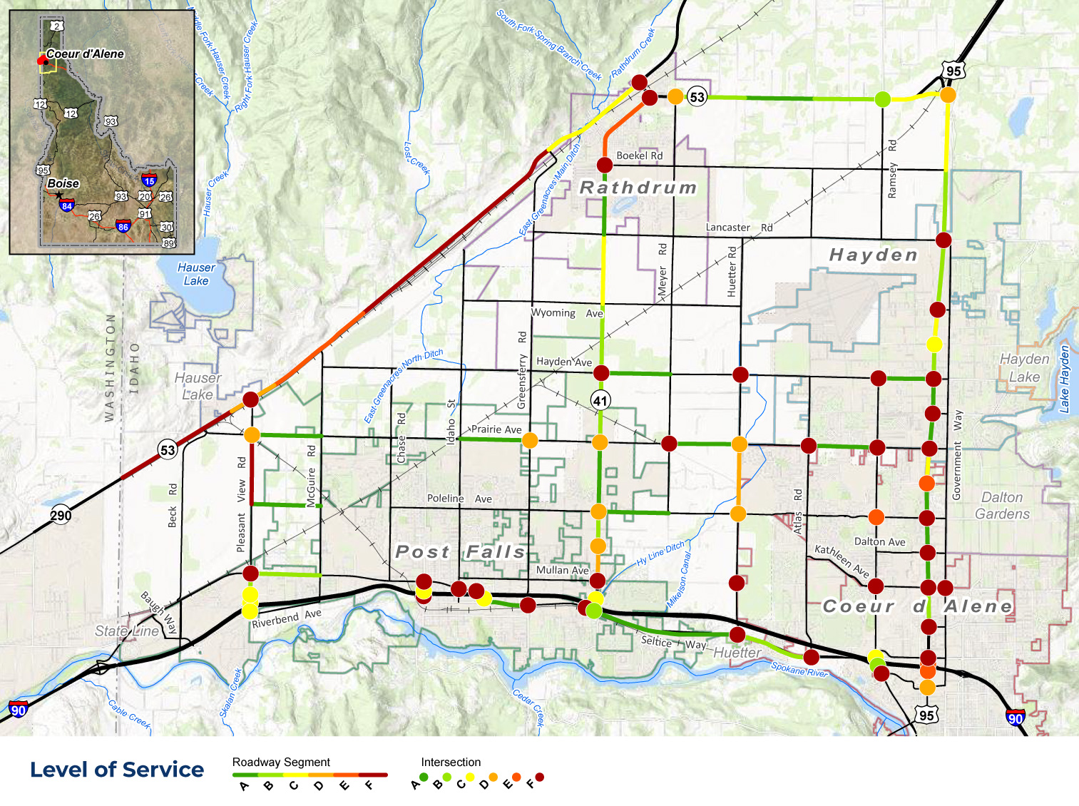 Map of 2024 no build conditions.